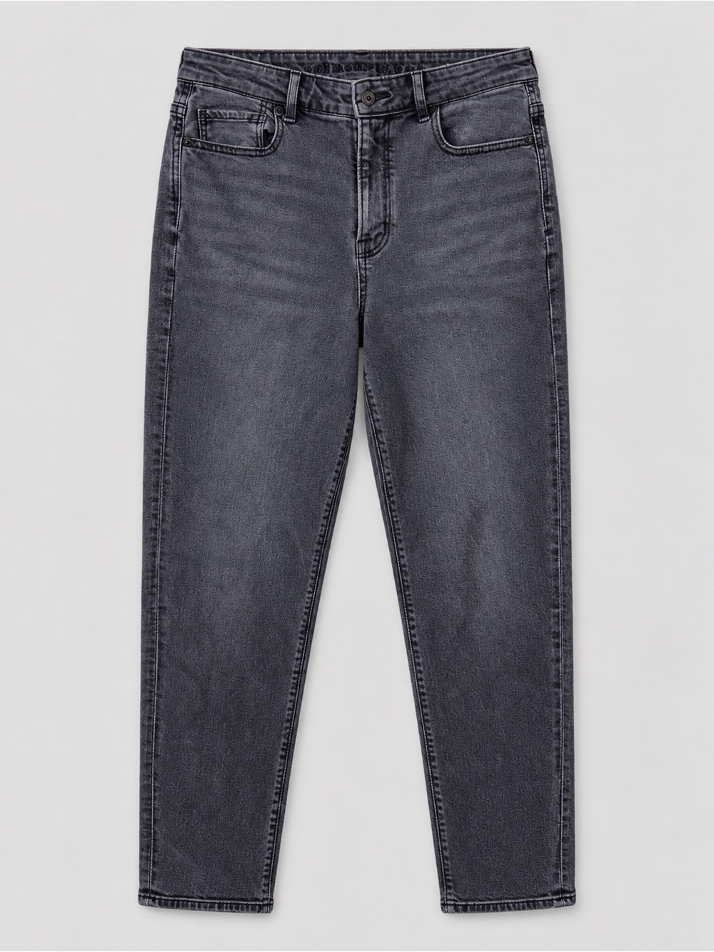American Eagle Womens Mom Straight Jeans Size 4 Essential Capsule Black